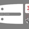 Prowadnica Do Pily 35cm 3/8 1,3mm 2xlancuch 52ogni-3