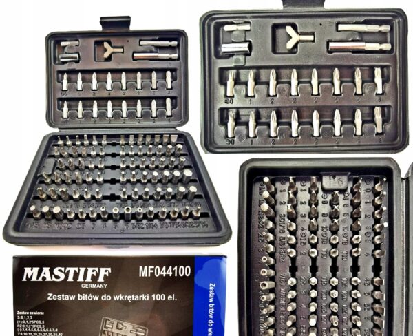 Koncowki Bity Imbus Torx Do Wkretarki Zestaw 100el