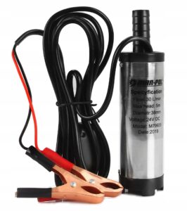 Pompa Pompka Spuszczania Paliwa Oleju 24v 38mm 3m-3