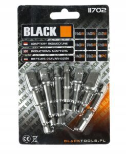 Redukcje Adaptery Do Wkretarki Nasadki 1/4 3/8 1/2-2