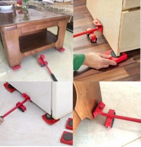 Zestaw Rolki Do Transportu Przesuwania Mebli 150kg-11