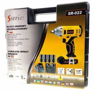 Klucz Udarowy Akumulatorowy do kol Zestaw 2x aku-16