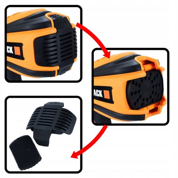 Pistolet Agregat Malarski do Malowania Scian 700w 4 Dysze 1200ml Duzy Zest-6