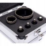 Zestaw Wiertel Diamentowych Otwornice Gresu 6-68mm-7