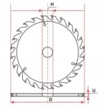 Tarcza Pila do Drewna Widia ft 300/32-30 t60-2