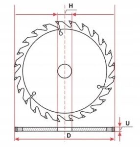 Tarcza Pila do Drewna Widia ft 300/32-30 t60-2