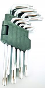 Klucze Torx Zestaw T10-t50 z Otworem Krotkie Silve-5