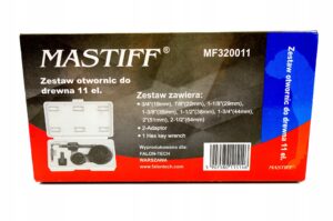 OTWORNICE DO DREWNA 19-64mm OTWORNICA ZESTAW 11 el-10