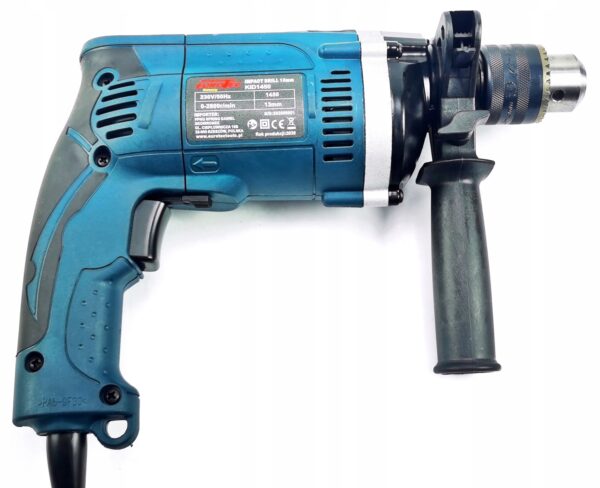 MOCNA WIERTARKA UDAROWA 13MM 1450W EUROTEC 13MM-4