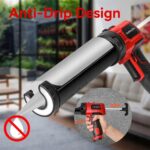 Wyciskacz Pistolet do Silikonu Kleju mas Automatyczny Akumulatorowy led-6