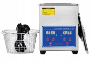 Myjka Wanna Ultradzwiekowa do Mycia Czesci 2l Sterylizator Kosmetyczny Kosz-9