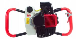Wiertnica Swider Spalinowa + 3 Wiertla 10 15 20 Przedluzka-6
