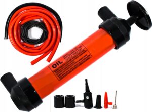 Pompka Reczna 4w1 do Spuszczania Paliwa Oleju Wody-9