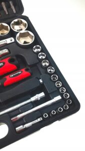 Zestaw Kluczy 94 cz. Klucze Nasadowe Torx Imbus-10