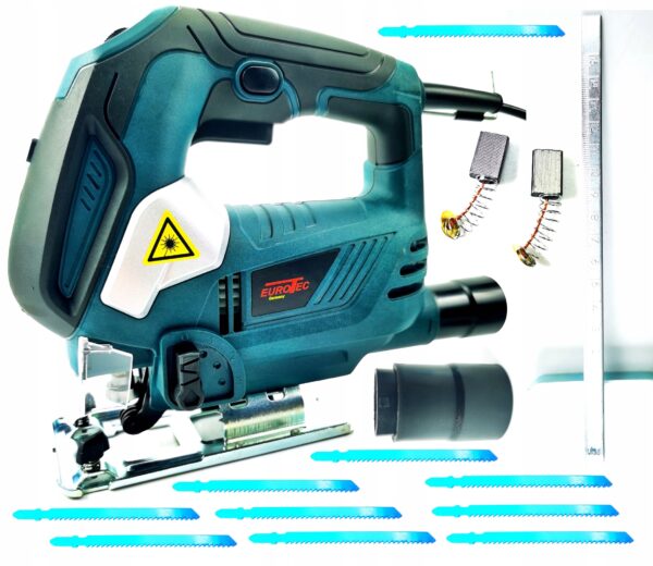 Wyrzynarka Pila 1300w Quick fix +led+laser+11xnoze