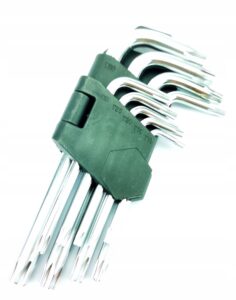 Klucze Torx Zestaw T10-t50 z Otworem Krotkie Silve-2