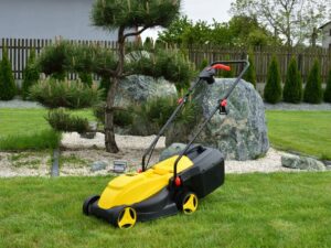 Kosiarka Elektryczna do Trawy 32cm Mocna 2200w-2