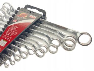 Klucze Oczkowe 6-32mm 12szt Zestaw Kluczy Cr-v-4