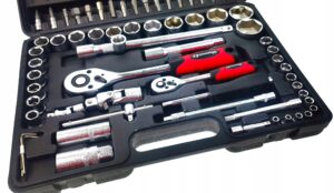 Zestaw Kluczy 94 cz. Klucze Nasadowe Torx Imbus-12