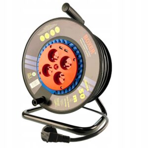 Przedluzacz Bebnowy Ogrodowy Boxer 50m 3×2,5mm 2xusb-2