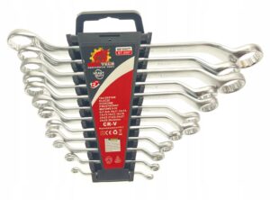 Klucze Oczkowe 6-32mm 12szt Zestaw Kluczy Cr-v