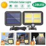 Lampa Solarna led Czujnik Ruchu Osobny Panel cob-9