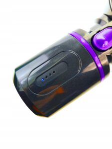 Odkurzacz Bezprzewodowy Pionowy Bezworkowy Cyklonowy Tryb Turbo +3 Nakladki-9