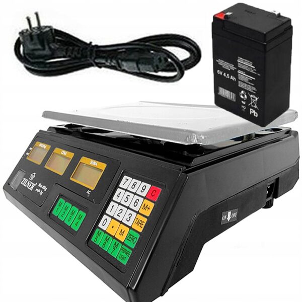 Elektroniczna Waga Sklepowa lcd Kalkulacyjna 40 kg-6