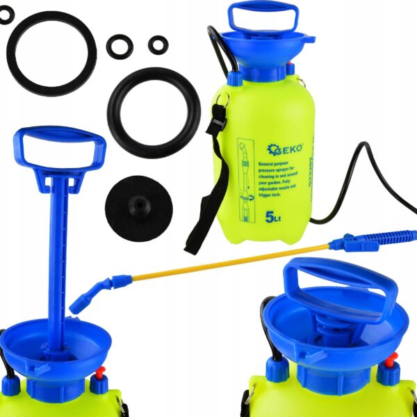 OPRYSKIWACZ CISNIENIOWY RECZNY 5L LANCA