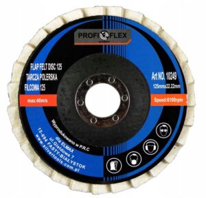 Lamelka Filcowa Polerska 125m Tarcza Polerska Filc-2