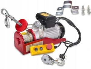 WYCIAGARKA WCIAGARKA ELEKTRYCZN LINOWA 800kg 2700W-13