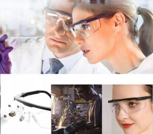 Okulary Ochronne Gogle Robocze Bezbarwne bhp-12