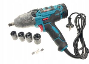Klucz Udarowy Elektryczny 750nm 2000w + 4x Nasadki-5