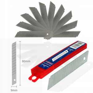 Ostrza do noz do Tapet Metalowy 10szt 18mm Lamane