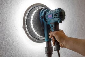 Szlifierka do Gipsu Gladzi Tynku Bezpylowa led-12