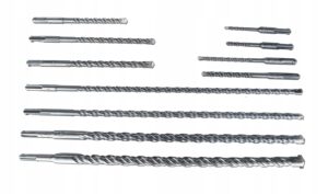 Wiertla do Betonu sds Plus Wiertlo Zestaw 11 szt-4