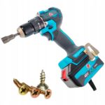 Zestaw Narzedzi aku 2x 4ah 24v 2w1 Szlifierka Wiertarko-wkretarka Udar 5ah-15