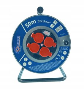 Przedluzacz Bebnowy Rangers 4-gnizda Wodoodporny z Uziemieniem 50m-7