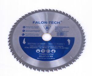 Tarcza Pila Wielozadaniowa do Cecia Plastiku Aluminium Drewna tct 250mm 60t-2