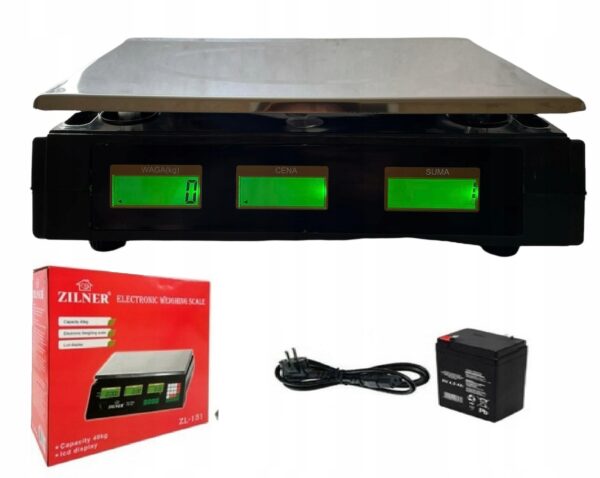 Elektroniczna Waga Sklepowa lcd Kalkulacyjna 40 kg-2