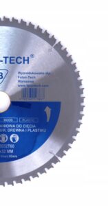 Tarcza Pila Wielozadaniowa do Cecia Plastiku Aluminium Drewna tct 250mm 60t-8