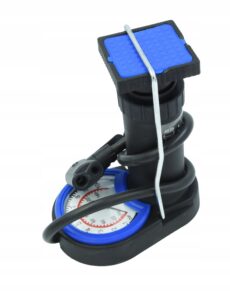 Pompka Rowerowa Samochodowa Nozna z Manometrem-4