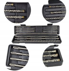 Wiertla do Betonu sds Plus Wiertlo Zestaw 11 szt-10