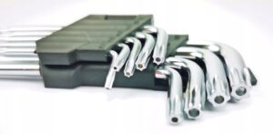 Klucze Torx Zestaw T10-t50 z Otworem Krotkie Silve-4