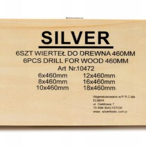 Zestaw Wiertel 6el 460 mm Wiertla do Drewna 6-18mm-2