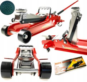 Podnosnik SAMOCHODOWY Zaba Lewarek 2,5T Guma NISKI