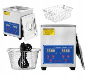 Myjka Wanna Ultradzwiekowa do Mycia Czesci 2l Sterylizator Kosmetyczny Kosz