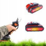 Mocny Sekator Elektryczny Akumulatorowy Nozyce 24v 2xakku-9