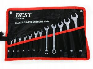 Klucze Plasko Oczkowe 6-22mm 12szt Zestaw Kluczy-2