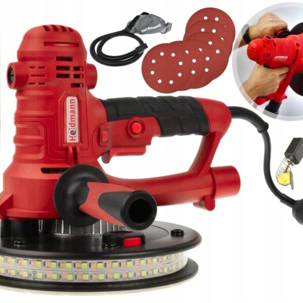 Szlifierka do Gipsu Gladzi Tynkow 1400w led Maski-2
